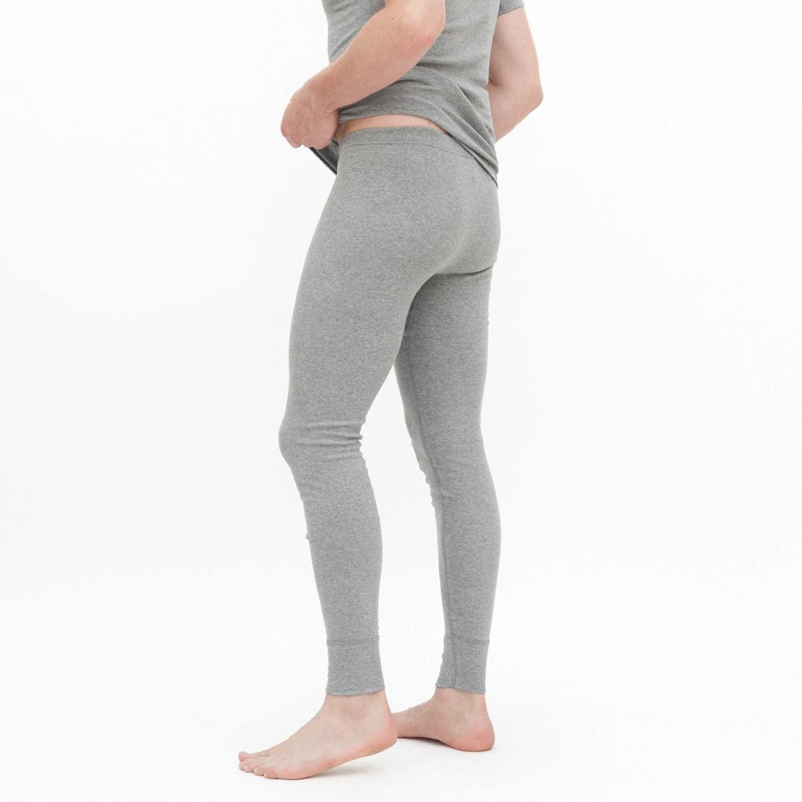 Underwear | LIVING CRAFTS Jonathan | Long Johns Grey Melange