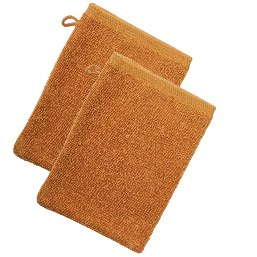 Accessories | LIVING CRAFTS Orlando | Washing Glove, Pack Of 2 Amber