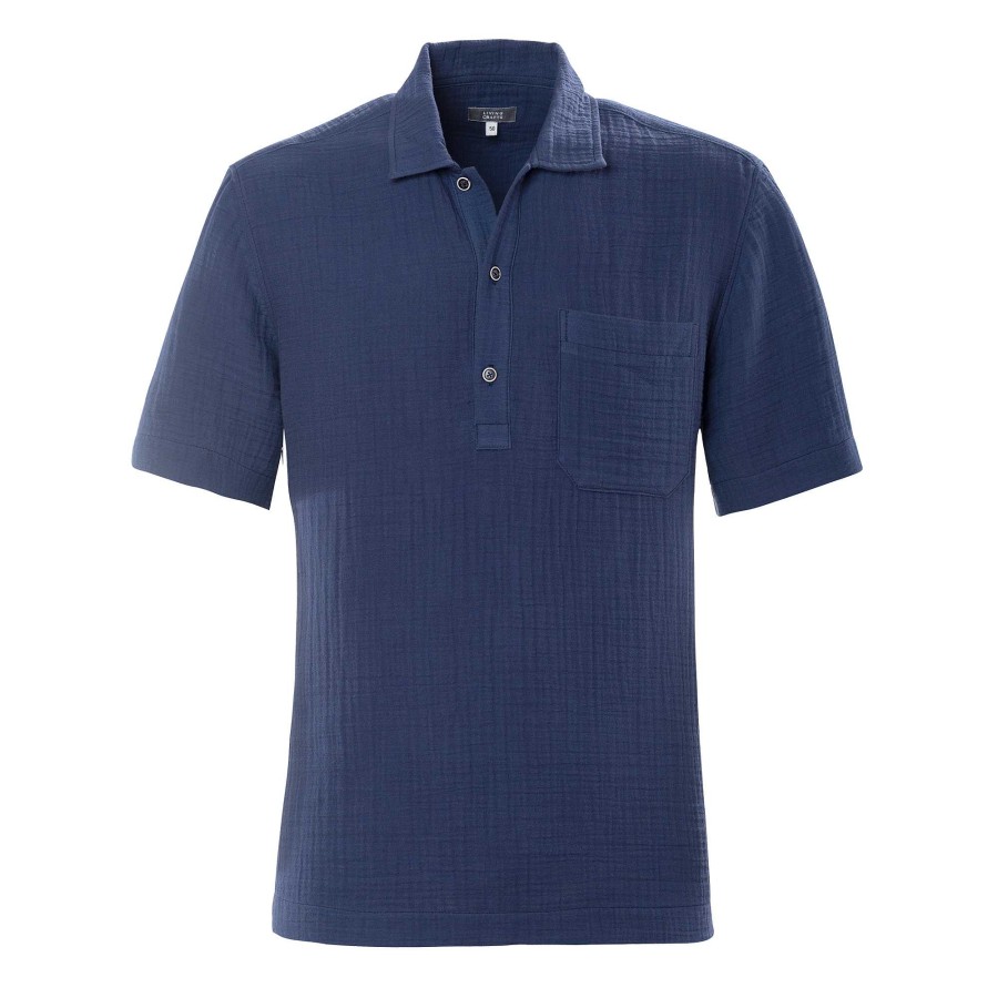 T-Shirts & Polo Shirts | LIVING CRAFTS Miquel | Polo-Shirt Ink Blue