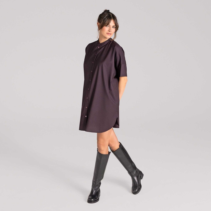 Dresses & Skirts | LIVING CRAFTS Truestory Aeon | Dress Aubergine