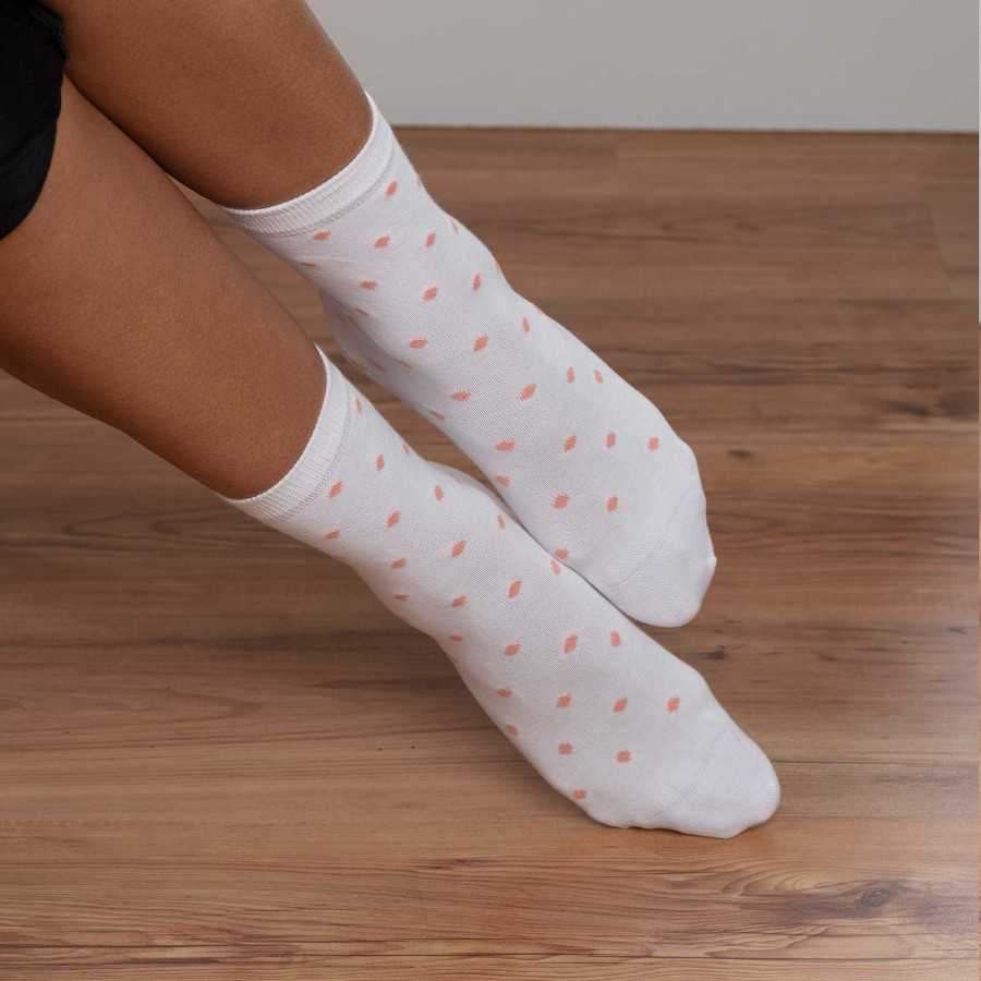 Socks & Tights | LIVING CRAFTS Bettina | Socks, Pack Of 2 Strawberry Cream