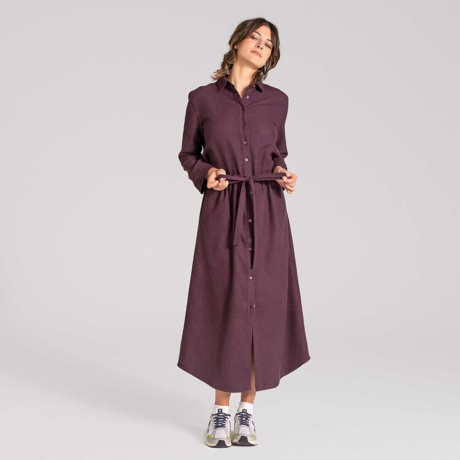 Dresses & Skirts | LIVING CRAFTS Truestory Charu | Dress Aubergine