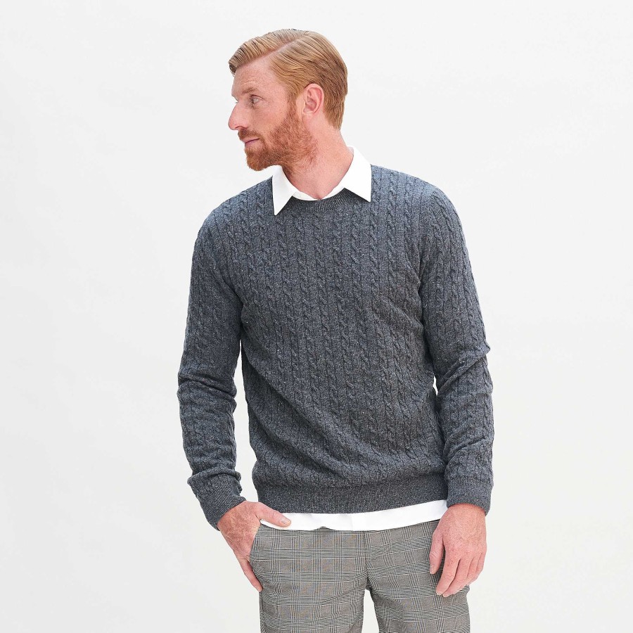 Knitwear & Sweatshirts | LIVING CRAFTS Nicolas | Sweater Smoke