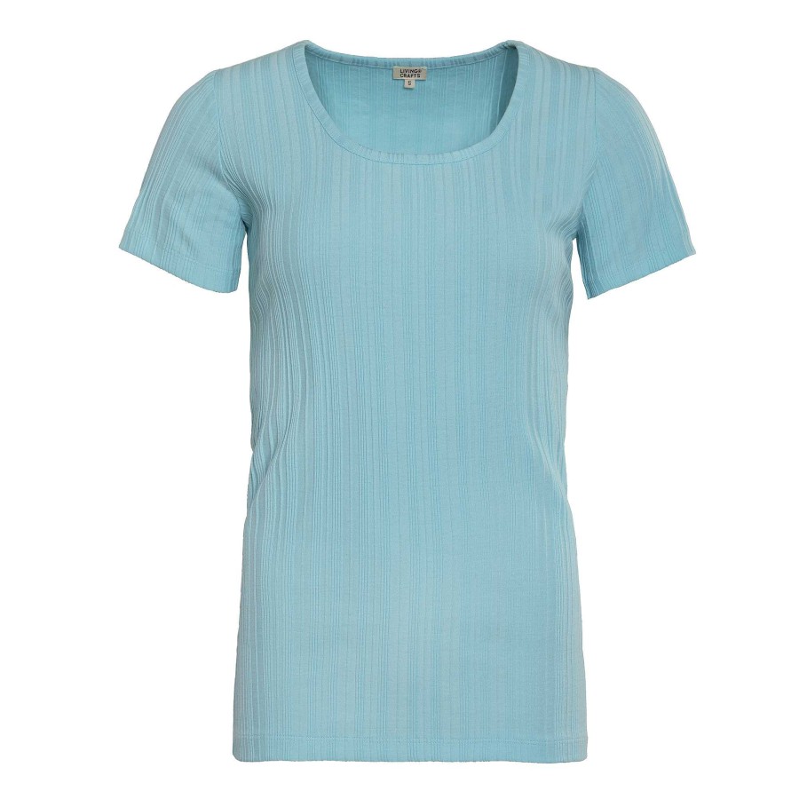 Shirts & Tops | LIVING CRAFTS Opala | T-Shirt Iced Aqua