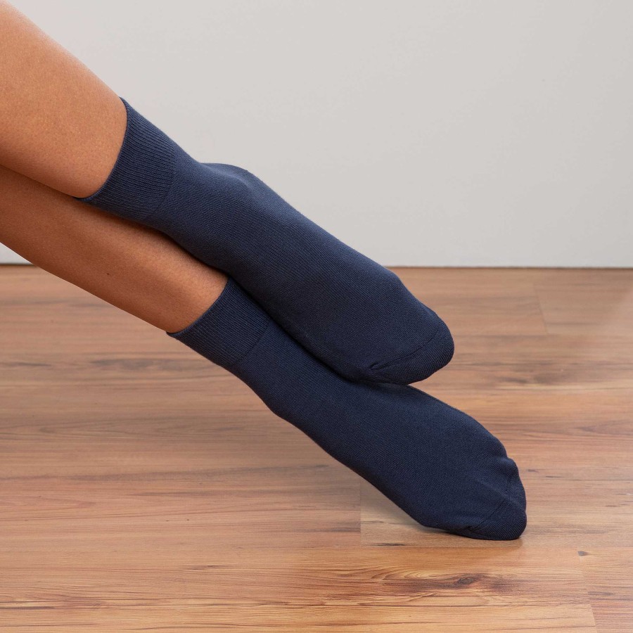 Socks & Tights | LIVING CRAFTS Mabel | Socks, Pack Of 2 Navy