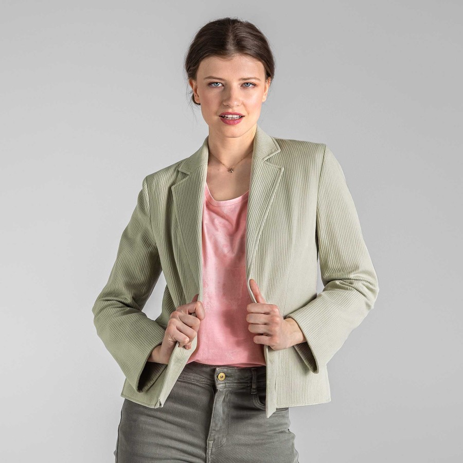 Cardigans & Jackets | LIVING CRAFTS Truestory Bex | Blazer Salbei