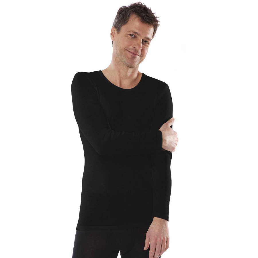 Functional Underwear | LIVING CRAFTS Harvey | Long-Sleeved Shirt Black