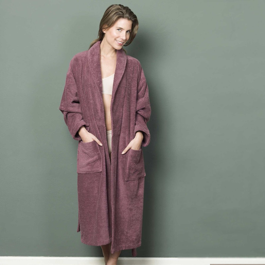 Bathrobes | LIVING CRAFTS Barcelona | Bathrobe Light Plum