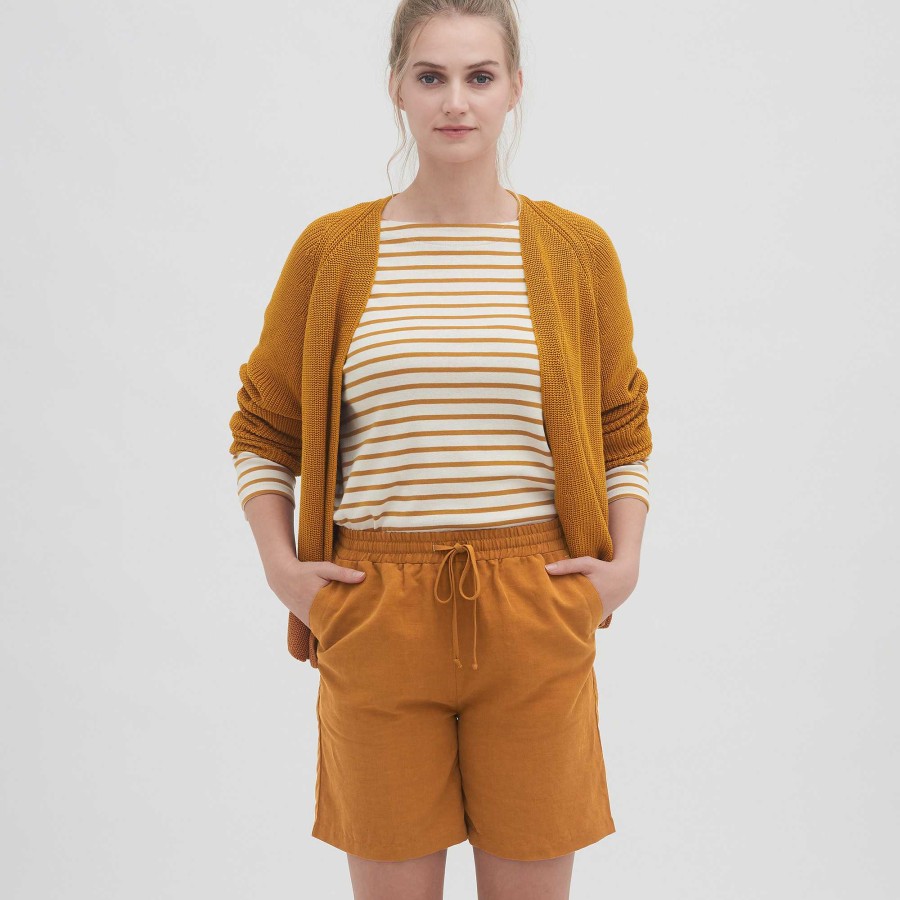 Jeans & Trousers | LIVING CRAFTS Orsina | Bermuda Shorts Dark Amber