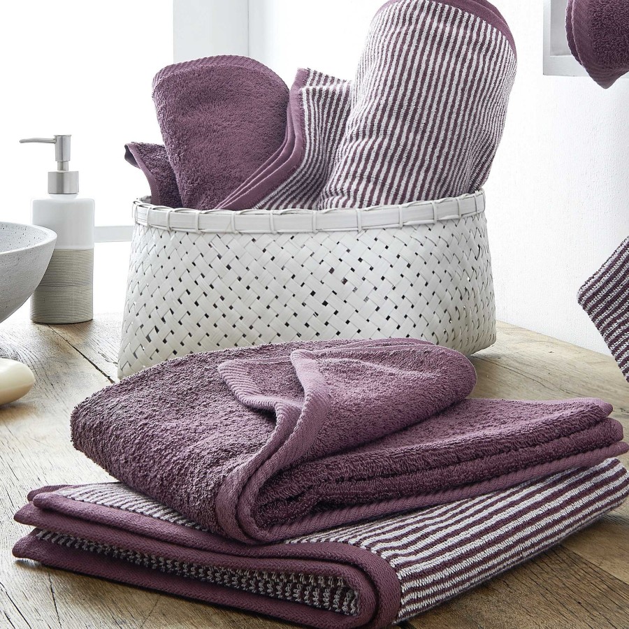 Bathroom & Spa | LIVING CRAFTS Barcelona | Hand Towel Light Plum/Natural