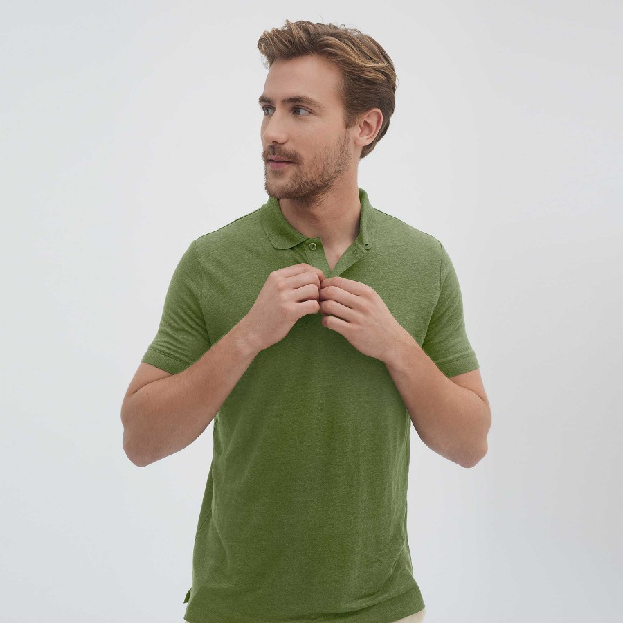 T-Shirts & Polo Shirts | LIVING CRAFTS Ole | Polo Shirt Olive