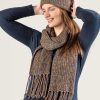 Accessoires | LIVING CRAFTS Phoebe | Scarf Ink Blue/Rust