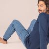 Homewear | LIVING CRAFTS Frederick | Sleep Trousers Navy Striped