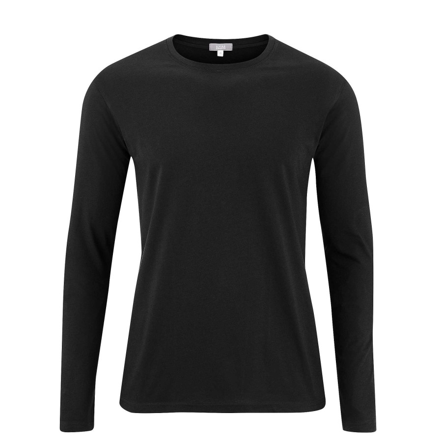 T-Shirts & Polo Shirts | LIVING CRAFTS Frank | Long-Sleeved Shirt Black