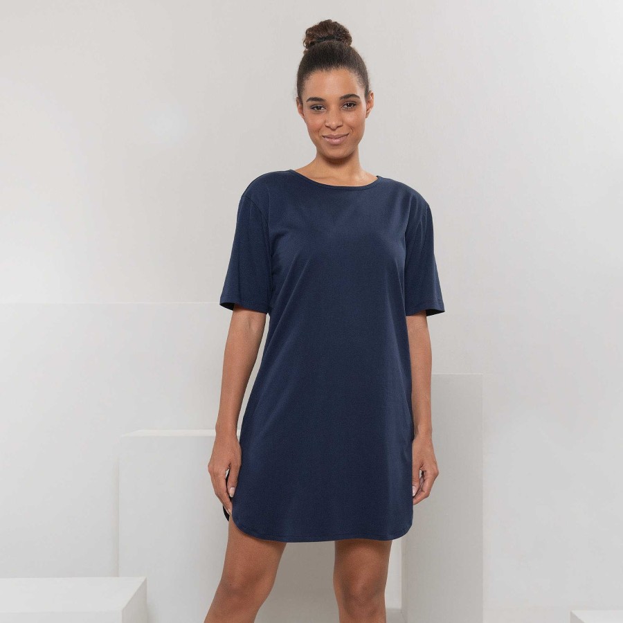 Nightshirts | LIVING CRAFTS Berit | Night Shirt Navy