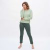 Pyjamas | LIVING CRAFTS Carol | Sleep Trousers Silver Pine