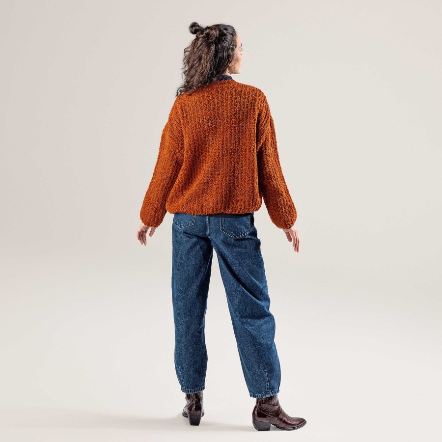 Cardigans & Jackets | LIVING CRAFTS Perdita | Cardigan Rust