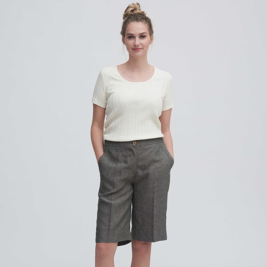 Jeans & Trousers | LIVING CRAFTS Odette | Bermuda Thyme