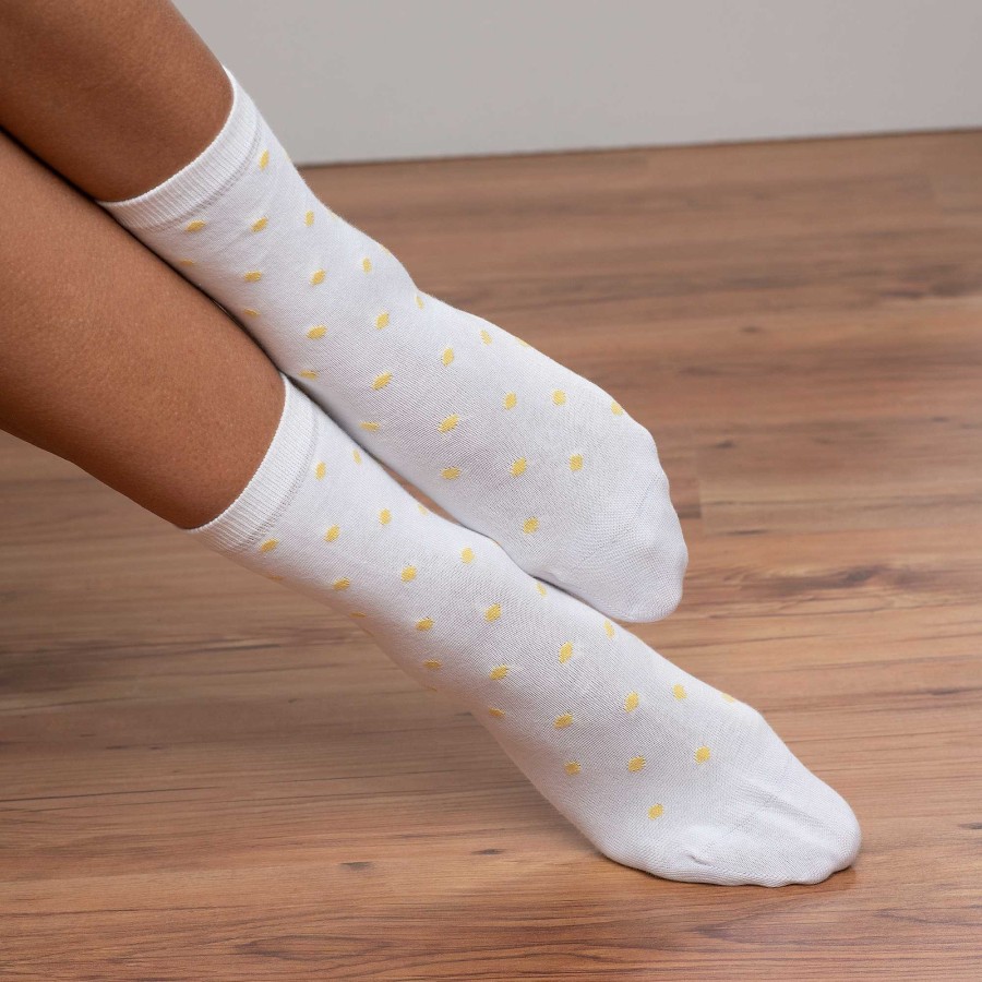 Socks & Tights | LIVING CRAFTS Bettina | Socks, Pack Of 2 Butter