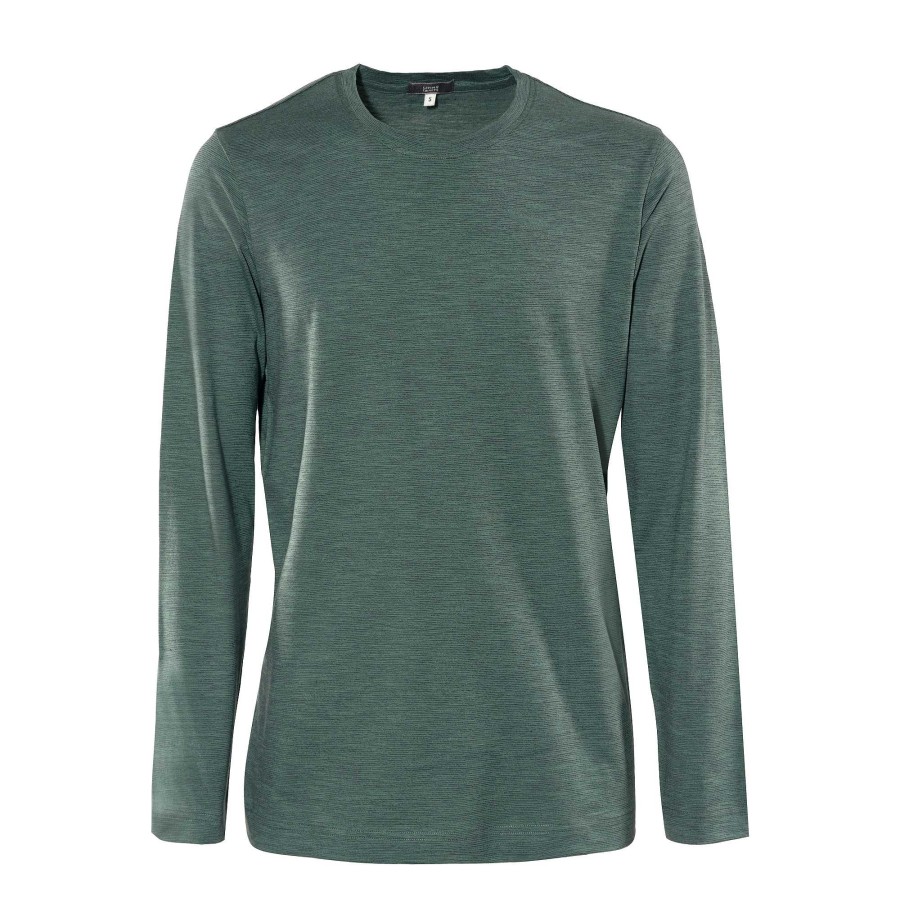 Knitwear & Sweatshirts | LIVING CRAFTS Noah | Long-Sleeved Shirt Silver Pine