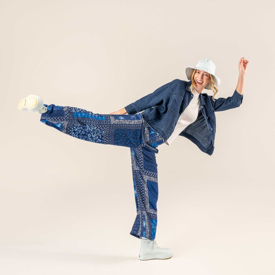 Jeans & Trousers | LIVING CRAFTS Malou | Trousers Blue Print