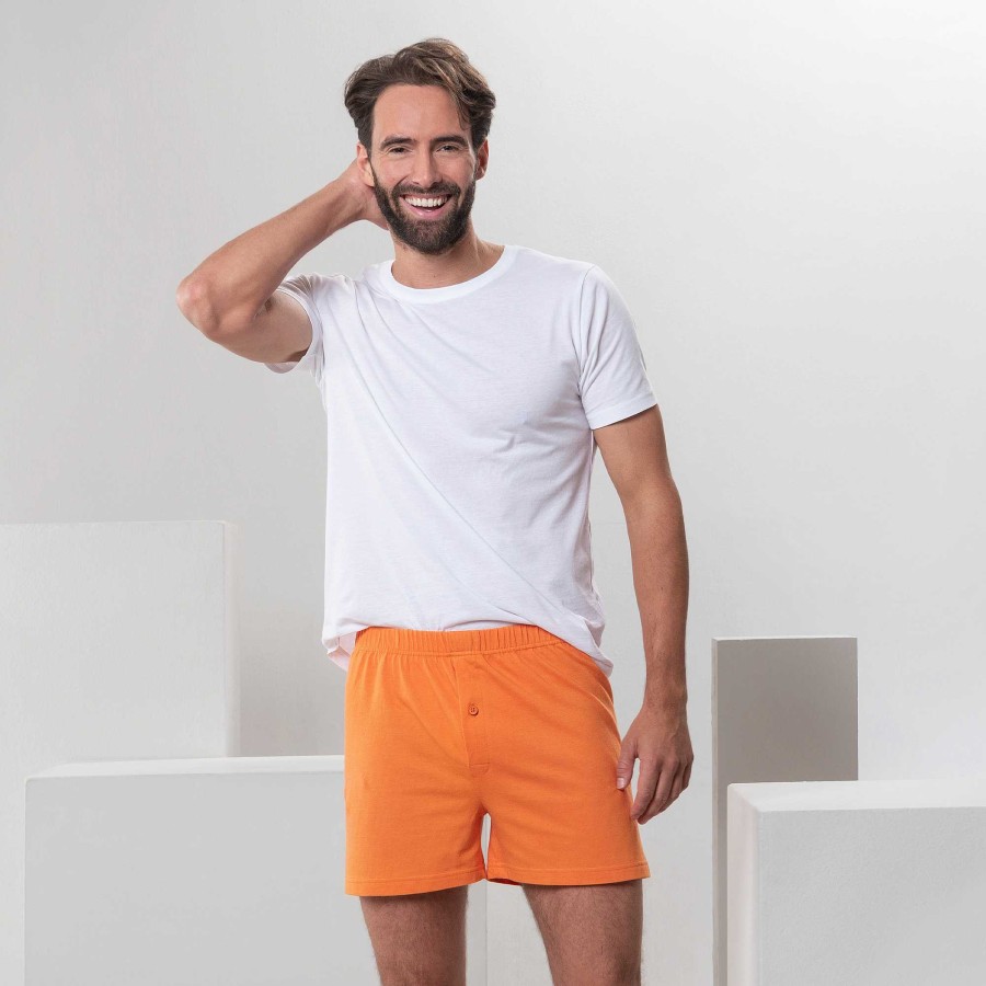 Underwear | LIVING CRAFTS Ben | Boxer Shorts, Pack Of 2 Tangerine