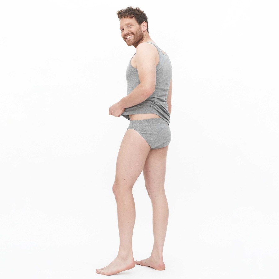 Underwear | LIVING CRAFTS Jan | Briefs Grey Melange