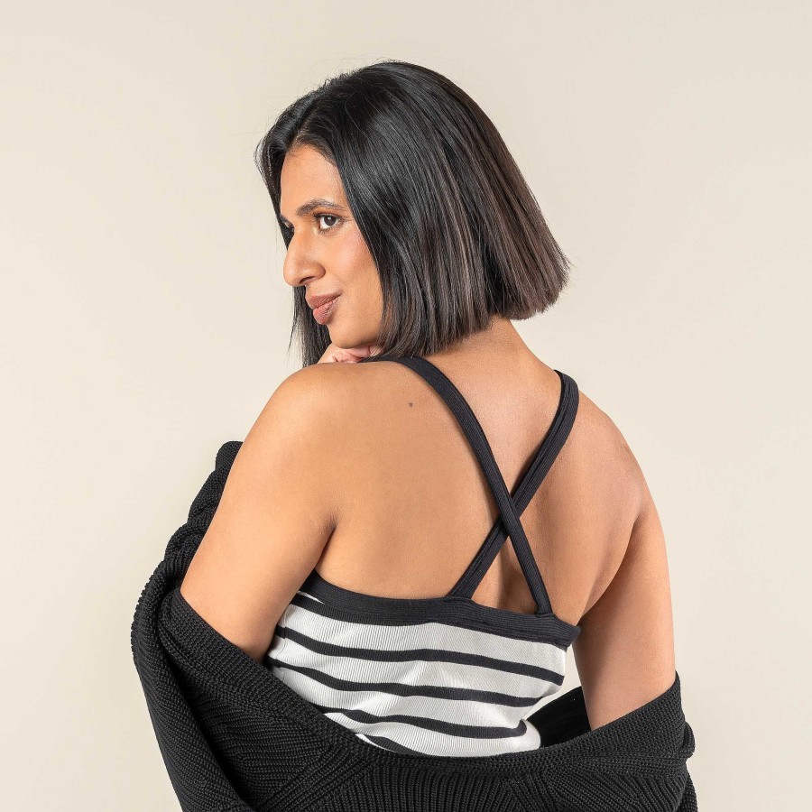 Shirts & Tops | LIVING CRAFTS Ramona | Top Sandshell/Black