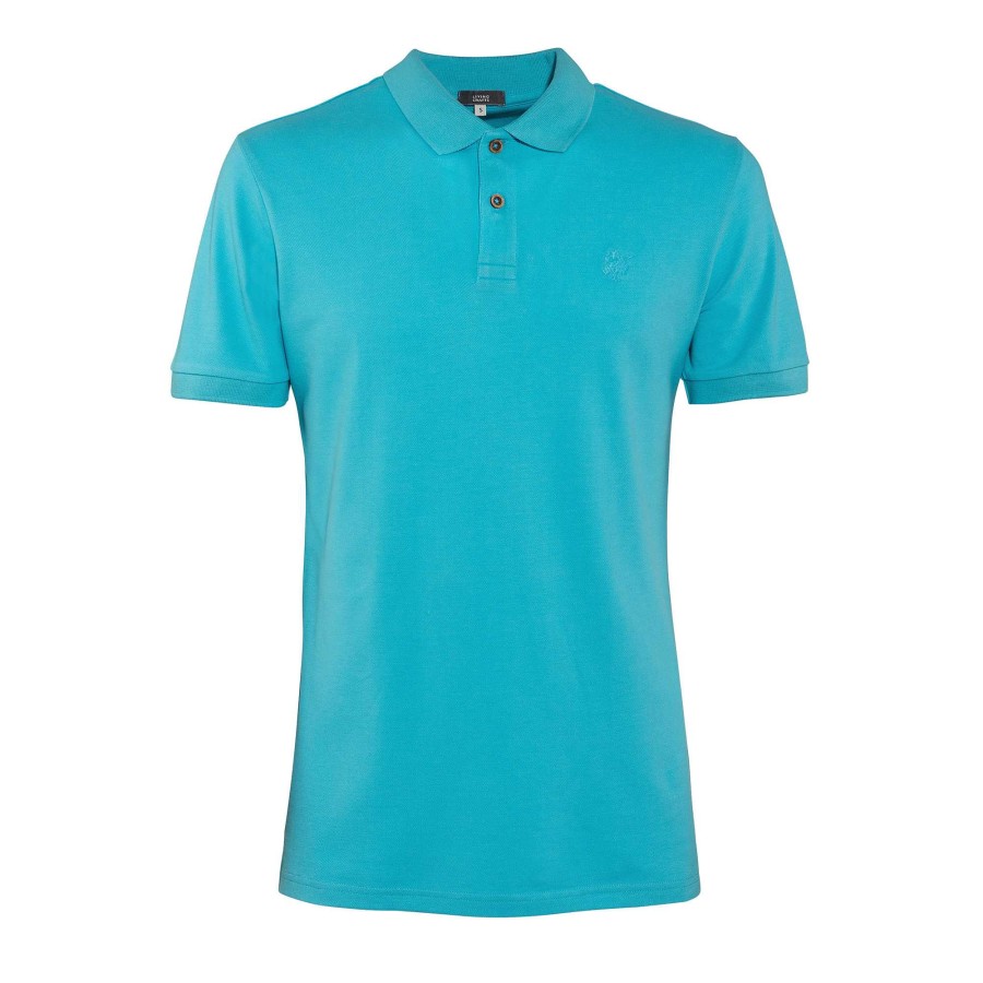 T-Shirts & Polo Shirts | LIVING CRAFTS Kenley | Polo Shirt Turquoise