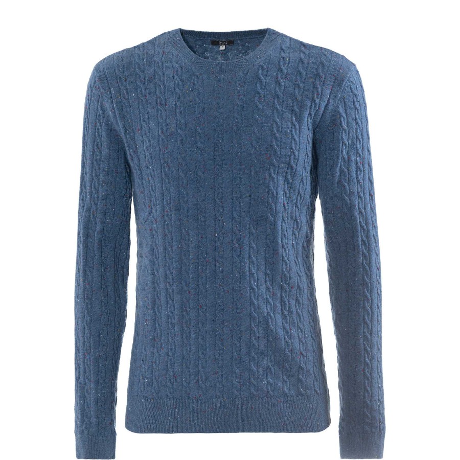 Knitwear & Sweatshirts | LIVING CRAFTS Nicolas | Sweater Infinity Blue