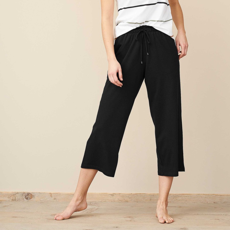 Jeans & Trousers | LIVING CRAFTS Inga | 7/8 Trousers Black