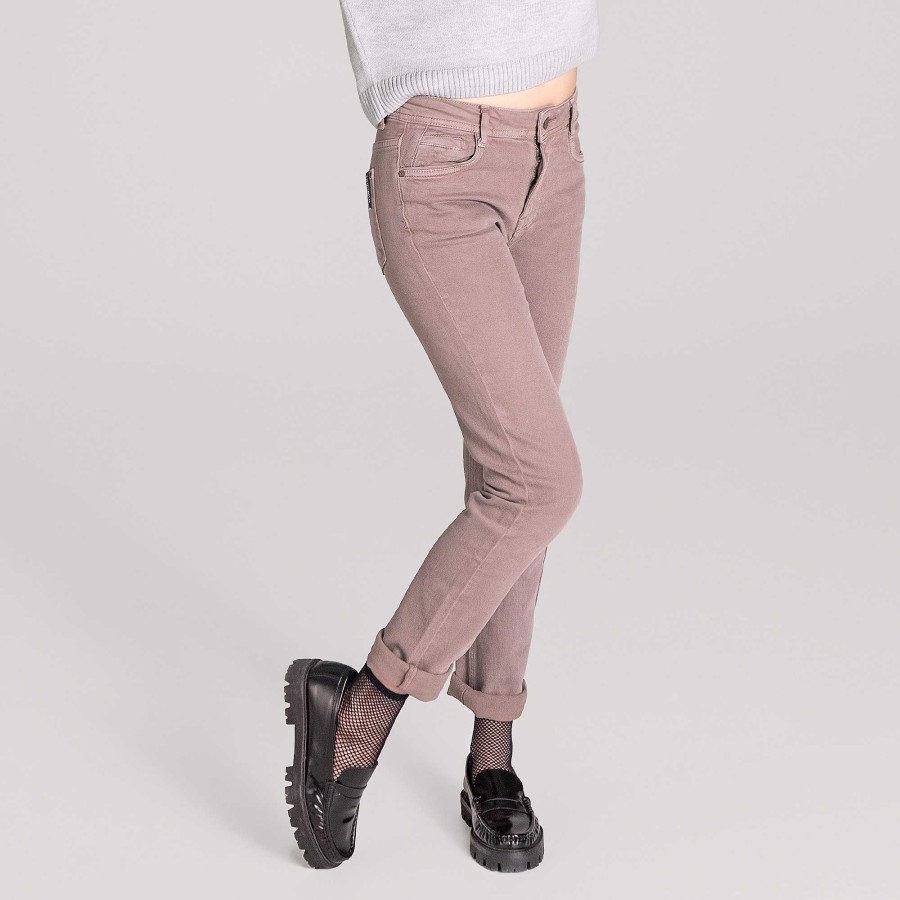 Jeans & Trousers | LIVING CRAFTS Truestory Avalyn | Colour Denim Mauve