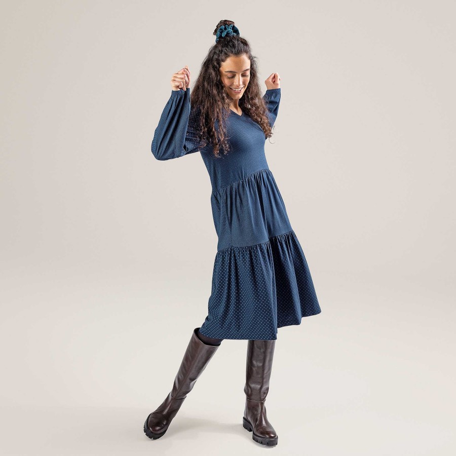 Dresses & Skirts | LIVING CRAFTS Philippa | Dress Indigo Patch