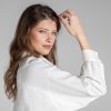 Blouses & Tunics | LIVING CRAFTS Truestory Beline | Seersucker Blouse White