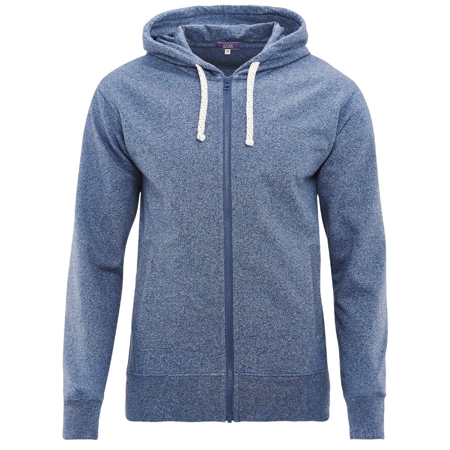 Homewear | LIVING CRAFTS Cameron | Hoodie Jacket Cloud Blue Melange