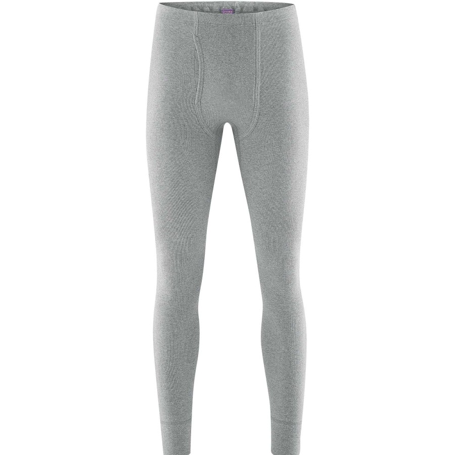 Underwear | LIVING CRAFTS Jonathan | Long Johns Grey Melange