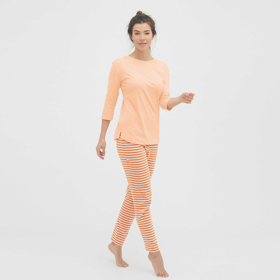 Pyjamas | LIVING CRAFTS Kristin | Sleep Shirt Apricot Ice