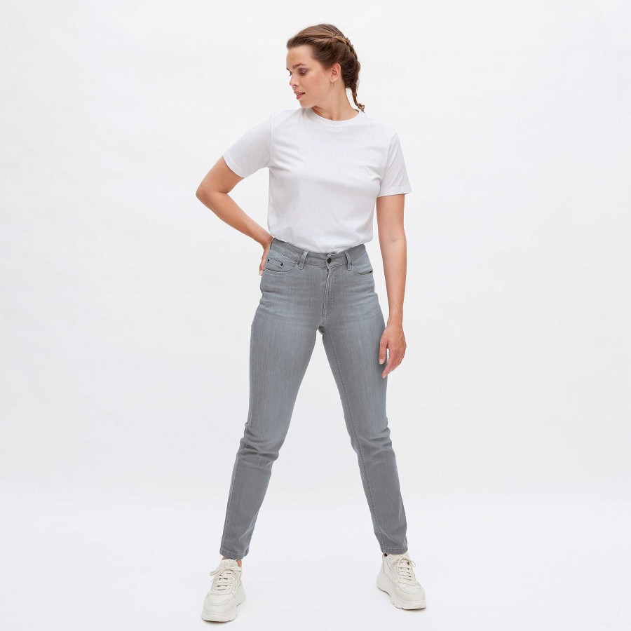 Jeans & Trousers | LIVING CRAFTS Donna | Jeans Grey Denim