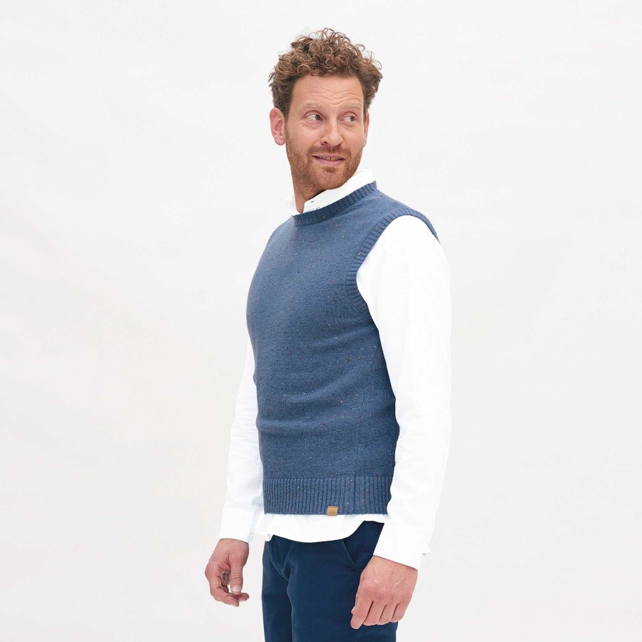 Knitwear & Sweatshirts | LIVING CRAFTS Niam | Vest Infinity Blue